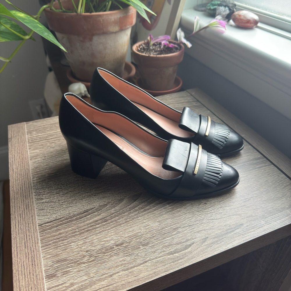 Hugo Boss Black High Heel Loafers US 38